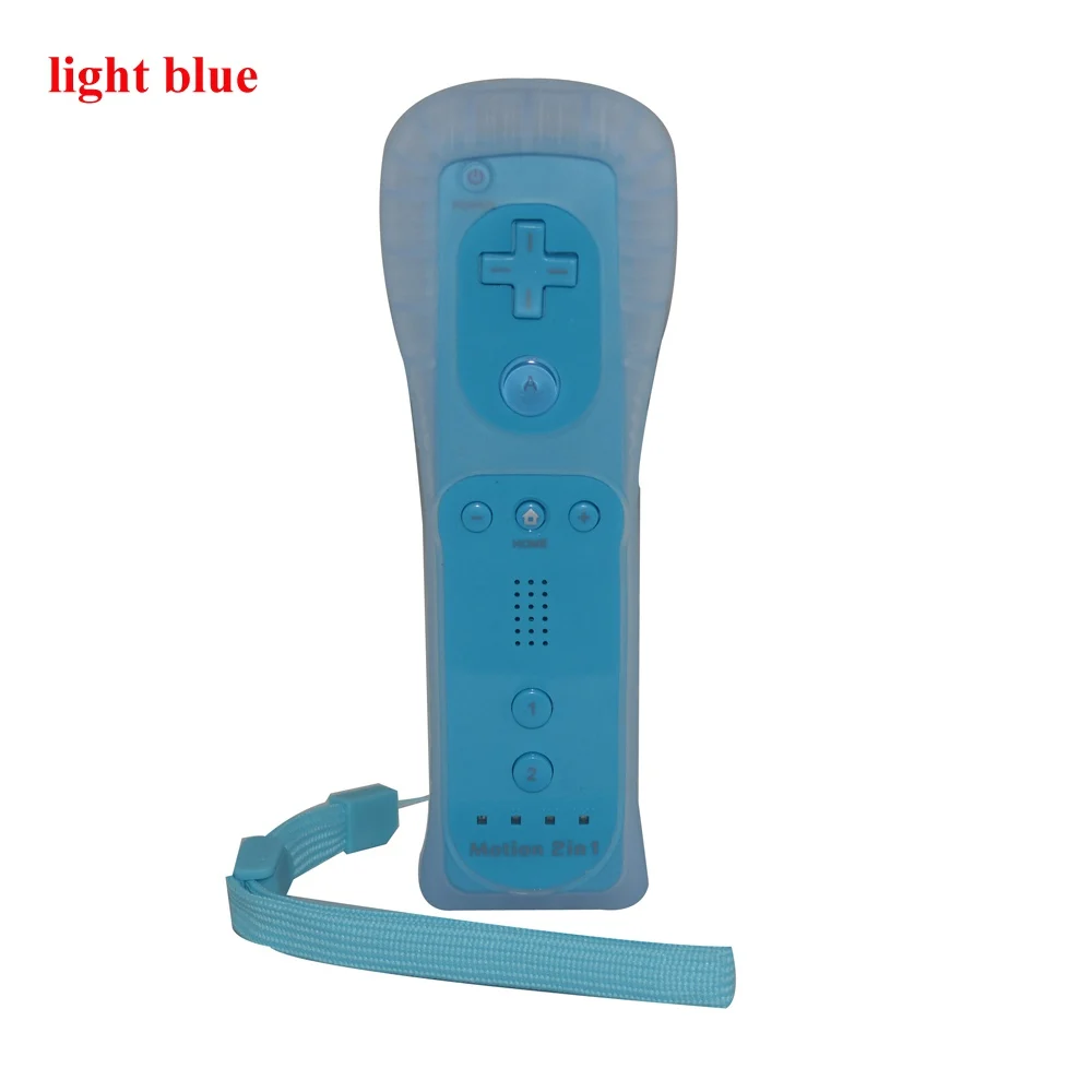 Встроенный беспроводной пульт дистанционного управления Motion Plus геймпад для Nintendo Wii Nunchuck для геймпад для Nintendo Wii Пульт дистанционного управления Джойстик для игр - Цвет: remote