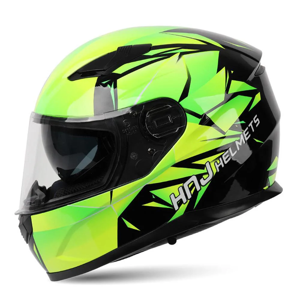 

HNJ Helmet Motorcycle Casco Unisex Cascos Para Moto DOT Certification Motocross Double Lens Four Seasons Full Face Helmet