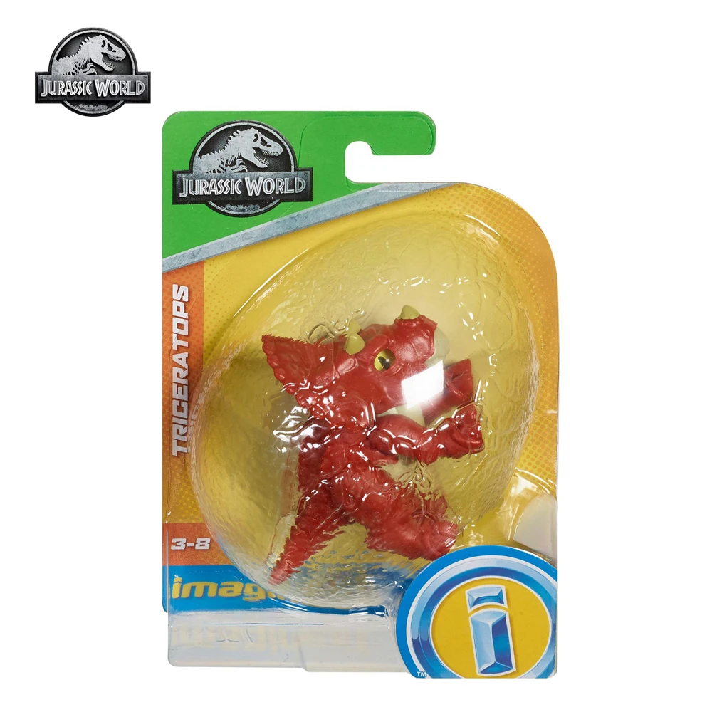 

Fisher-Price Imaginext Jurassic World Toy Dinosaurs Mini Triceratops Collectible Dinosaur Set Model Movable Joint Toys GFC63