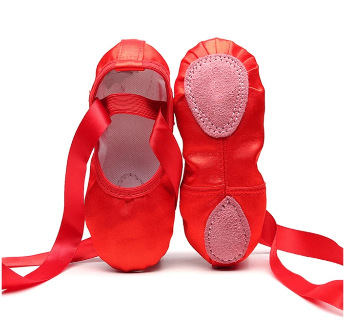 3 цвета модная Милая Детская обувь для девочек и женщин балетная танца живота