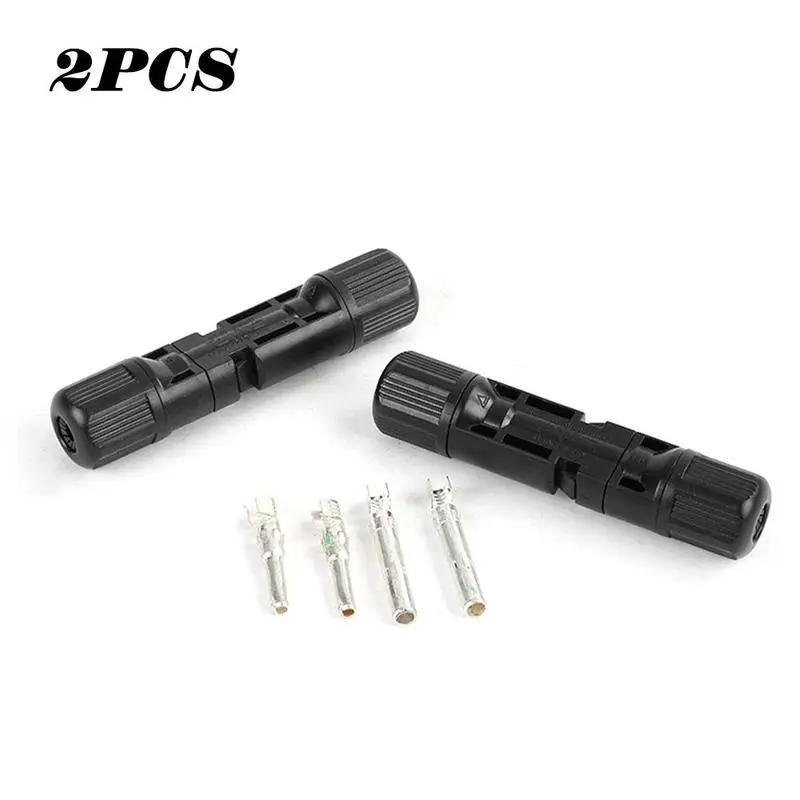 2 шт. Солнечный фотоэлектрический соединитель штекер и разъем кабель панели