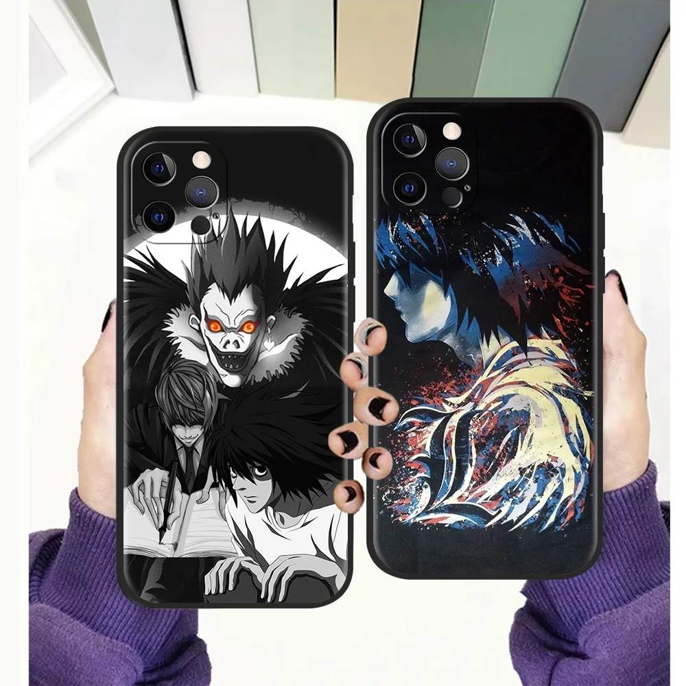 

Death Note Ryuk Kira Shockproof TPU For iPhone 13 12 11 Pro Max 8 7 Plus SE 2020 Case Soft Cover For iPhone X XR XS Max Shell