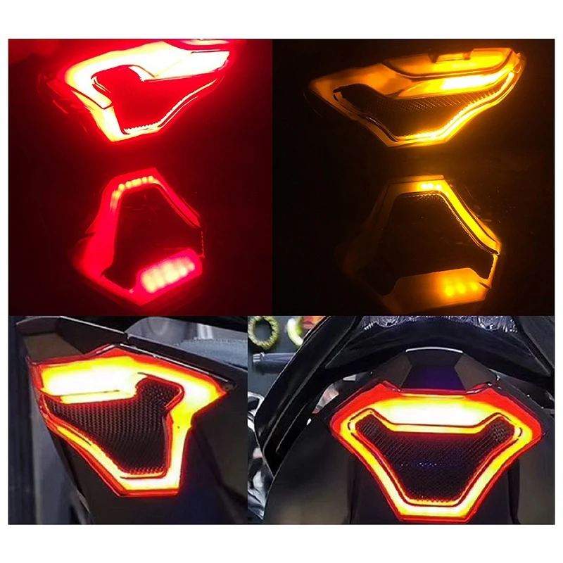 Мотоциклетные светодиодные задние фонари тормозные поворотники
