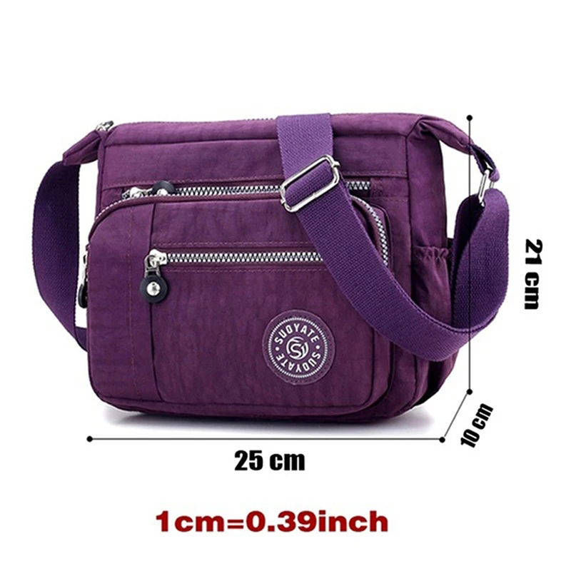 

Travel Bag Men And Women Travel Waterproof Storage Bags Messenger Nylon Waterproof Crossbody Shoulder Bag Casual Travel Handbag