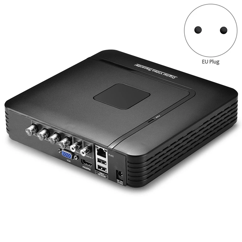 4 channel AHD DVR для наблюдения безопасности CCTV Регистраторы 4CH 720P цифровые гибридные