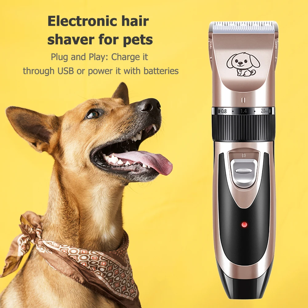 

Professional Pet Dog Hair Trimmer Animal Grooming Clippers Cat Cutter Machine Shaver Electric Scissor Clipper 110-240V