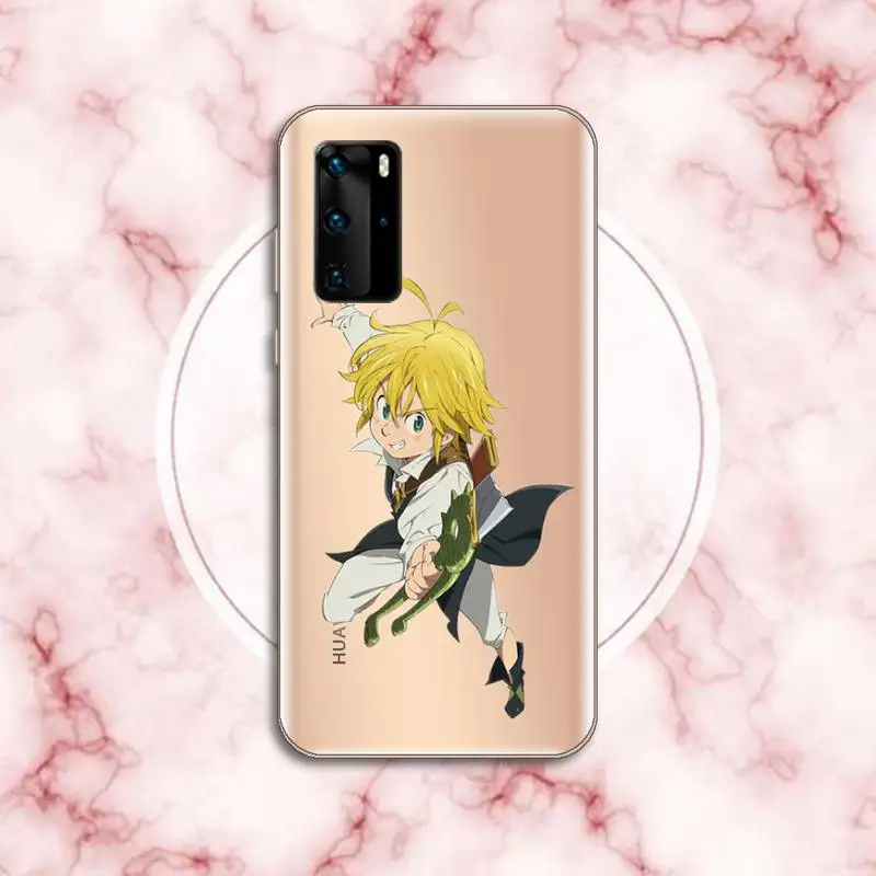 

anime seven deadly sins Phone Case Transparent for Huawei P20 P30 P40 honor 8 10i P smart 2019 Samsung A71 A21S S10 20 plus