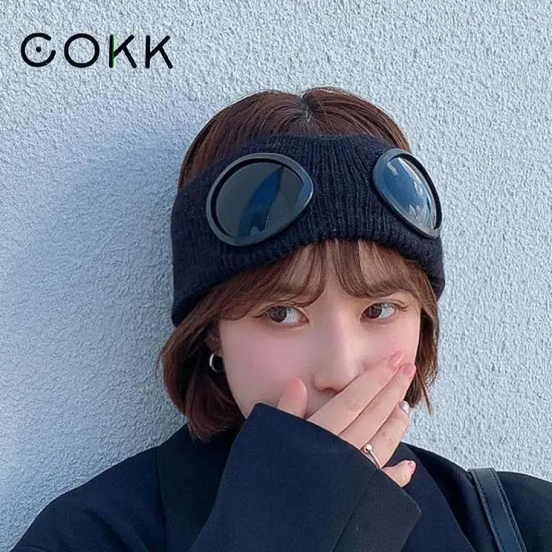 

COKK Women Turban Headband Elastic Glasses Hairband for Girls Knitted Head Band Hair Band Hair Accessories Fashion Design New