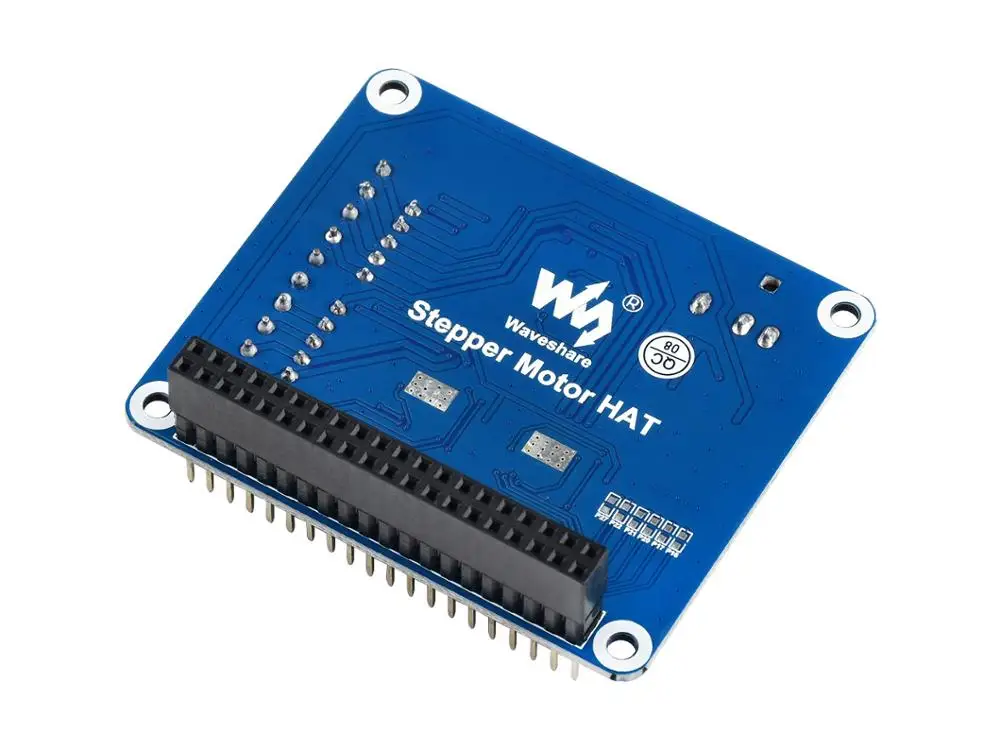 Шаговый двигатель Waveshare для Raspberry Pi управляет двумя шаговыми двигателями до 1/32