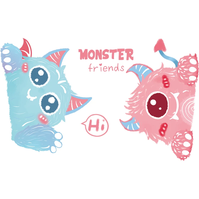 

Cartoon Cute Animals Wall Stickers Decoration for Girls Dormitory Living Room Wall Decor Self-adhesive Bedroom Vinyl Wallpaper