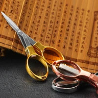 outdoor portable folding stainless steel scissors for fishing high quality gold paper scissors rose gold sewing thread scissors