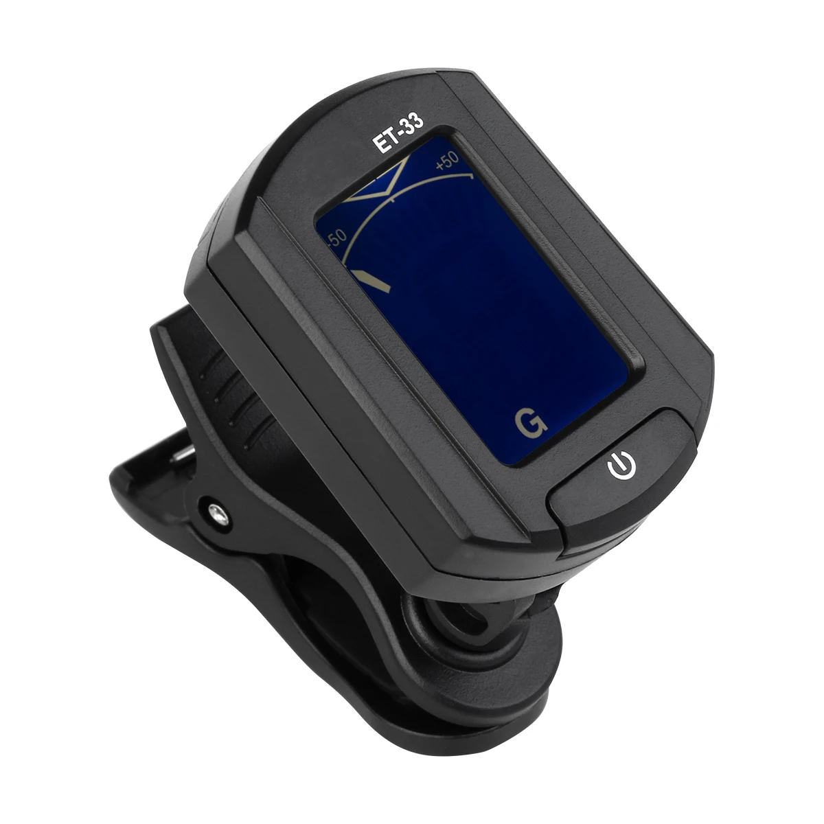 

TINKSKY ENO ET-33 Mini Clip-on Digital LCD Chromatic Guitar Bass Violin Ukulele Chromatic Tuner (Black)