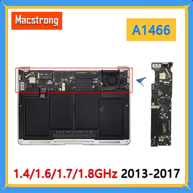 Original A1466 Motherboard 2013 1.4G/1.6G 4GB for MacBook Air 13