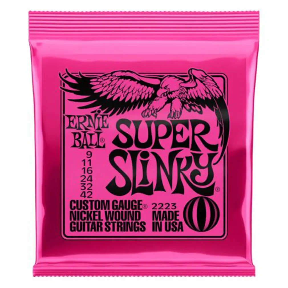 1pcs 2223 Ernie Ball электрические гитарные струны играть реальный хэви-метал, рок 2221 2220 2222 2223 2225 2006 2004 Запчасти для музыкальных инструментов - Цвет: 1pcs 2223