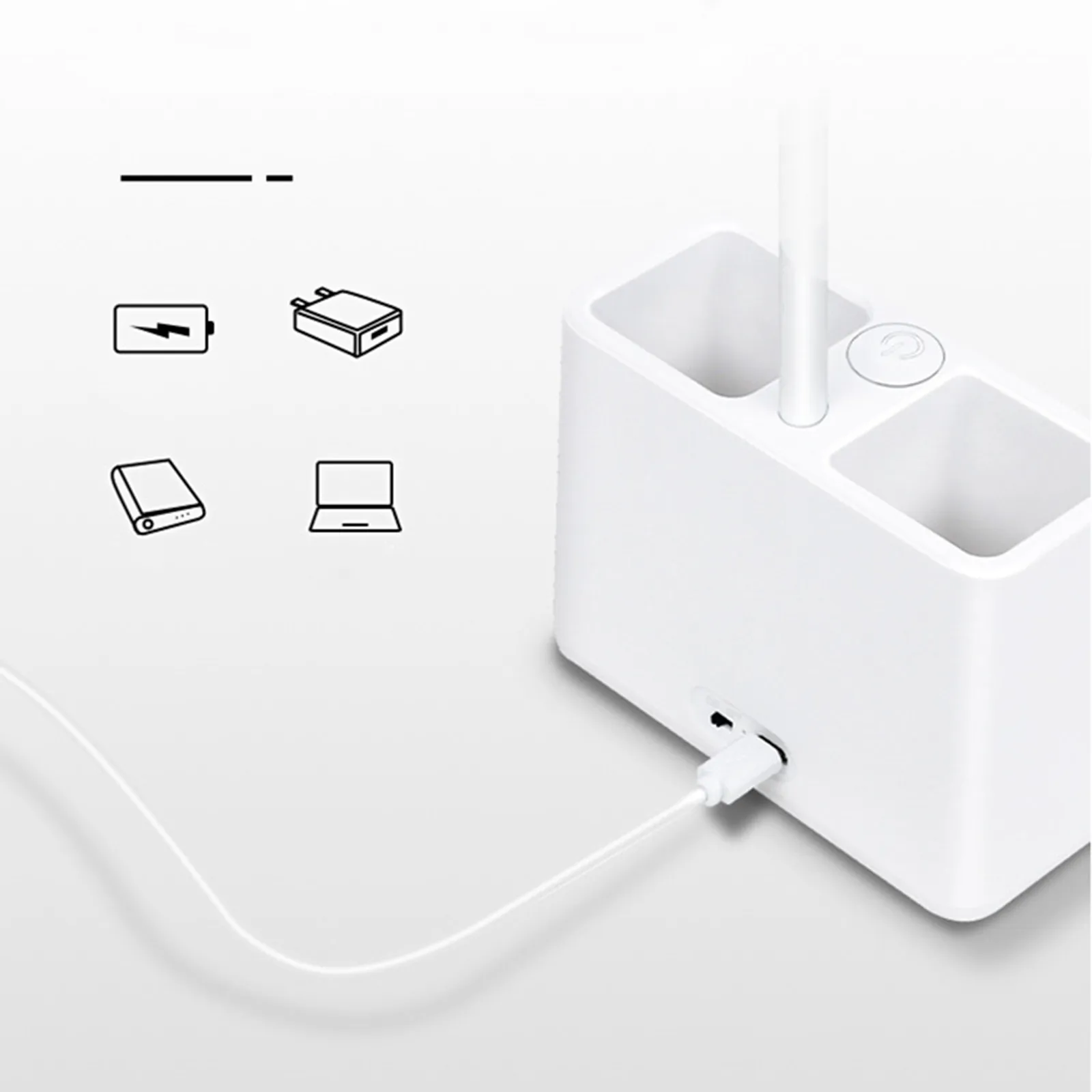 Светодиодная настольная лампа с зарядкой по USB приглушаемый настраиваемый