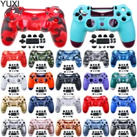 yuxi for jds jdm 050 055 for ps4 5 0 controller housing cover case full plastic hard shell buttons mod kit with screws tools