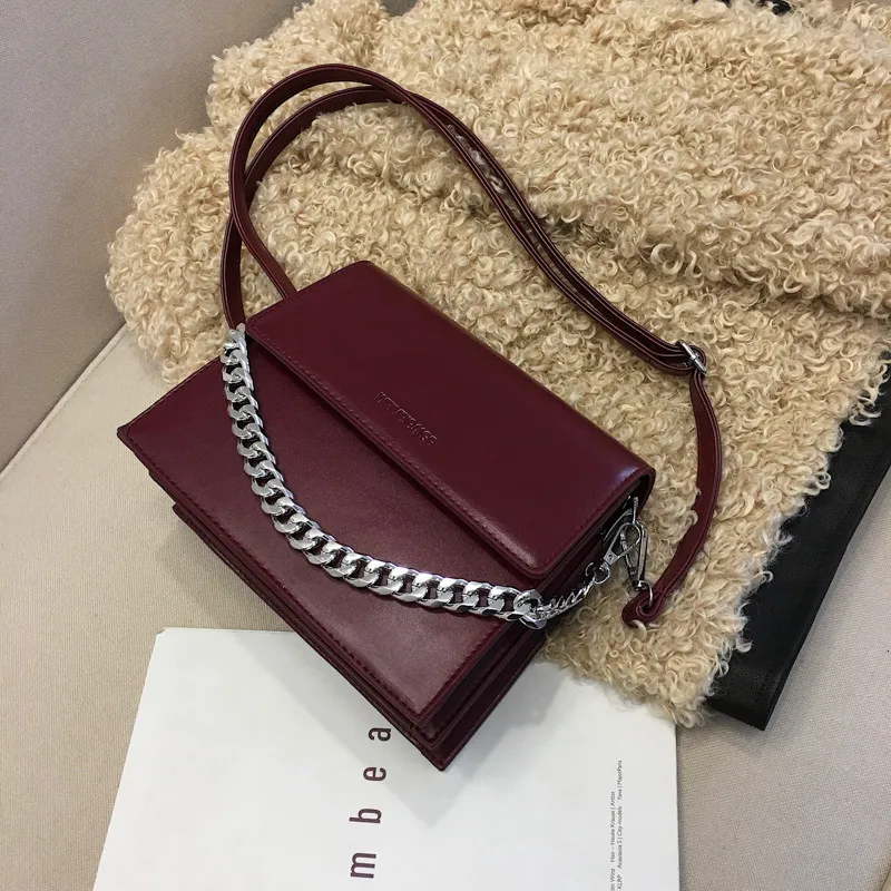 

Fashion Flap Bag Women Leather Messenger Bags Women Handbag Solid Shoulder Crossbody Bag Coin Purse Chest Bag Versatile Bags