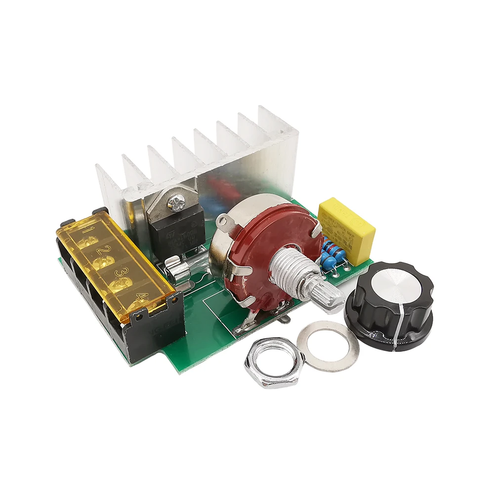 4000W тиристорный Напряжение Регулятор модуль переменного тока 220V Регулируемый