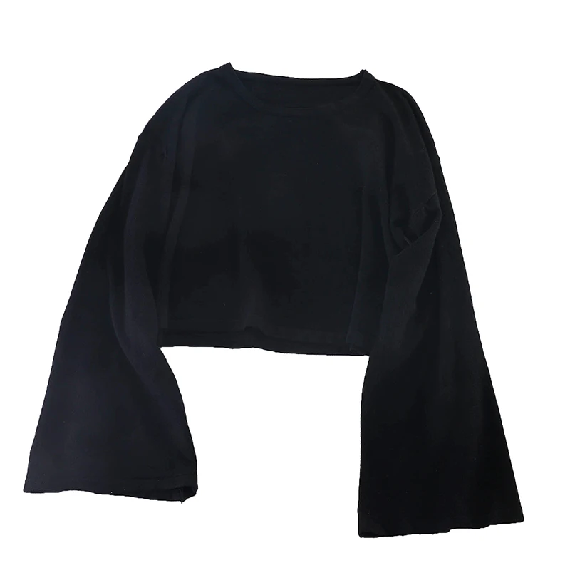 GLAUKE 2020 O-collar sweater coat female Long Sleeve Women Knit Sweaters Short pull Femme Casual Pullovers Jumpers Tops | Женская одежда