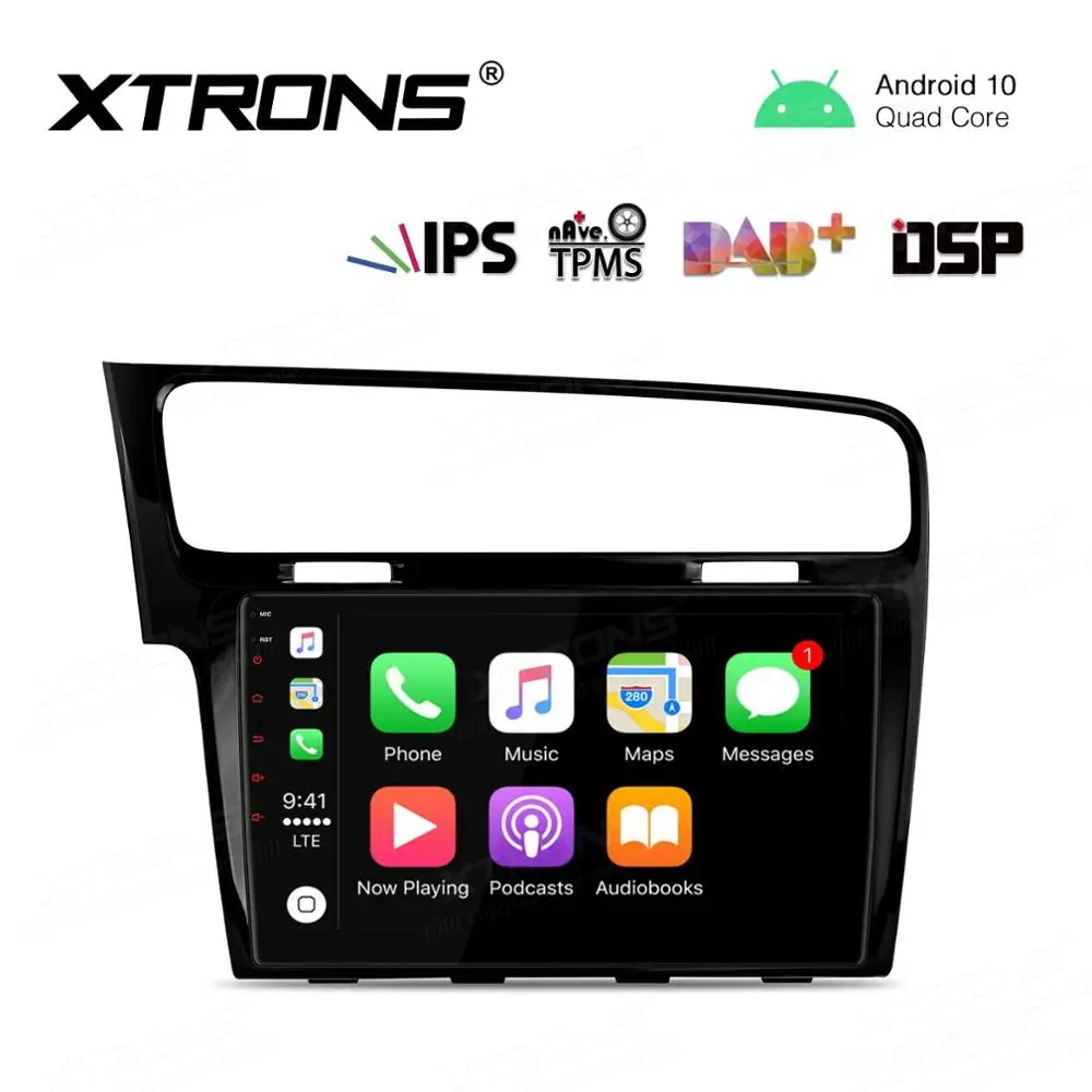 10 1 &quotAndroid 0 Q OS автомобильный мультимедийный навигатор gps радио для Volkswagen Golf 7 2013 2017
