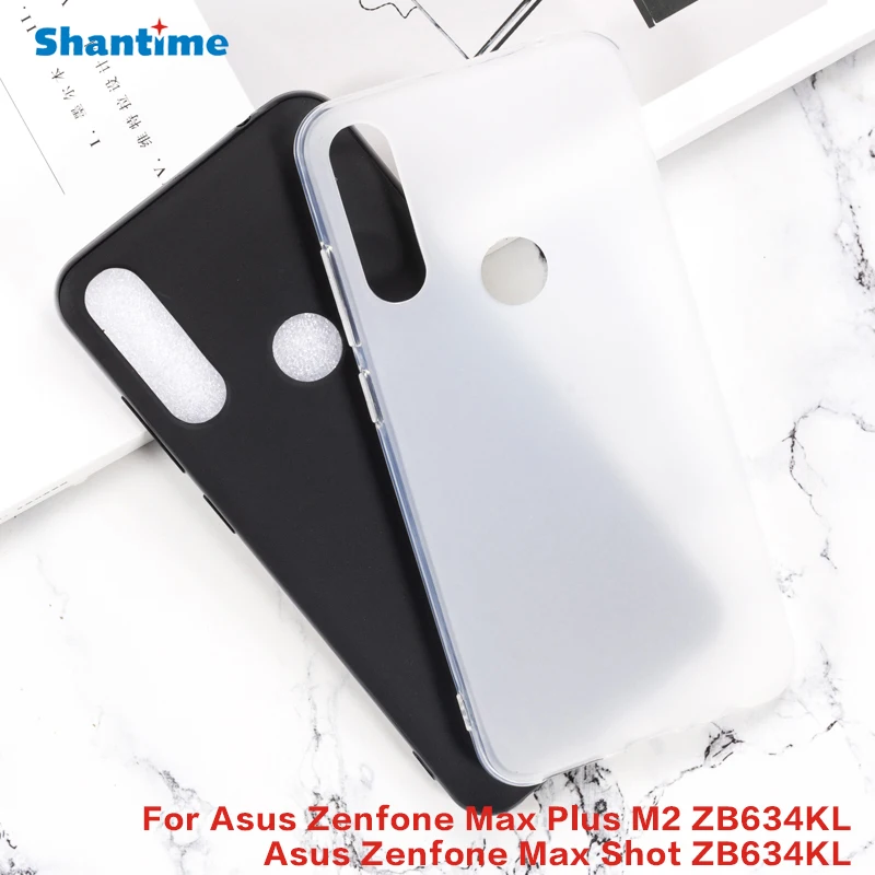 Мягкий силиконовый защитный чехол из ТПУ для Asus Zenfone Max Plus M2 ZB634KL Shot ZB634KL|Бамперы| |
