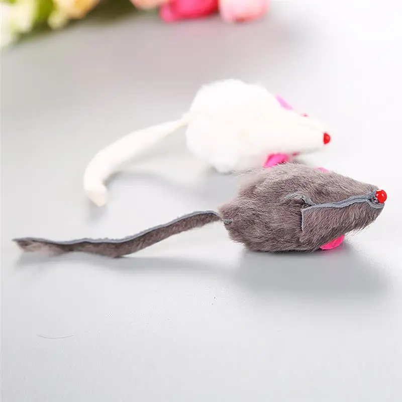 1 шт. забавная игрушка для кошки мышки устойчивая к укусам Интерактивная Милая