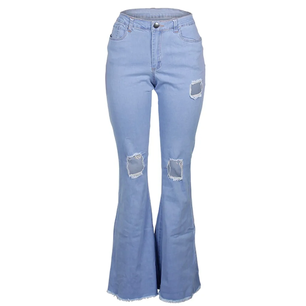 SAGACE Skinny Jeans Woman High Waist Denim Wash Plus Push Up Trousers 2020 Fashion Solid Bodycon Warm Female HOLE |