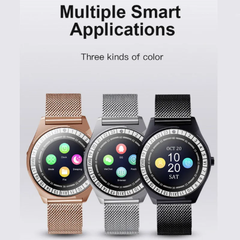 Топ Bluetooth Смарт часы для мужчин BL02 с сенсорным экраном Многофункциональный