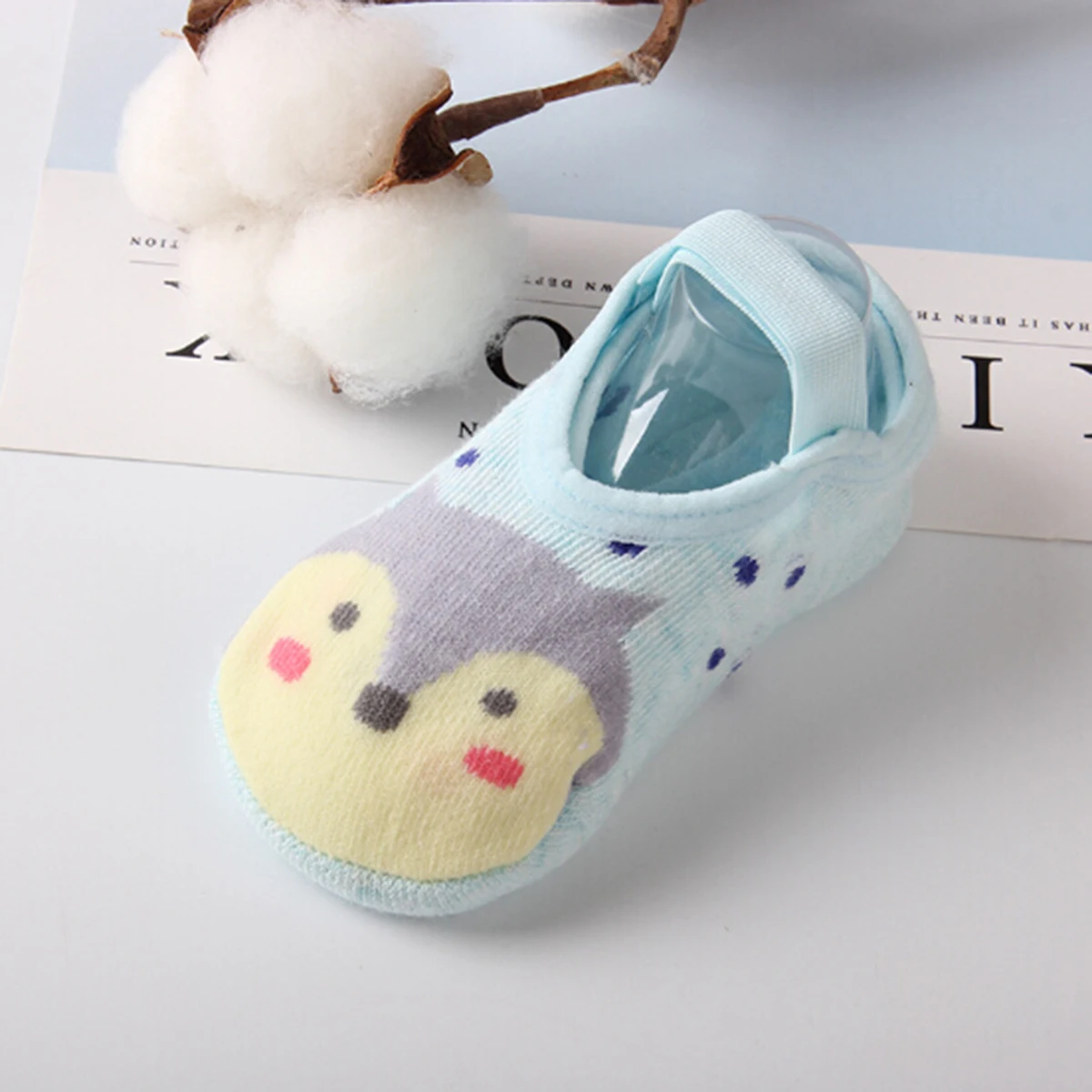 Детские Нескользящие носки до щиколотка хлопковые противоскользящие для