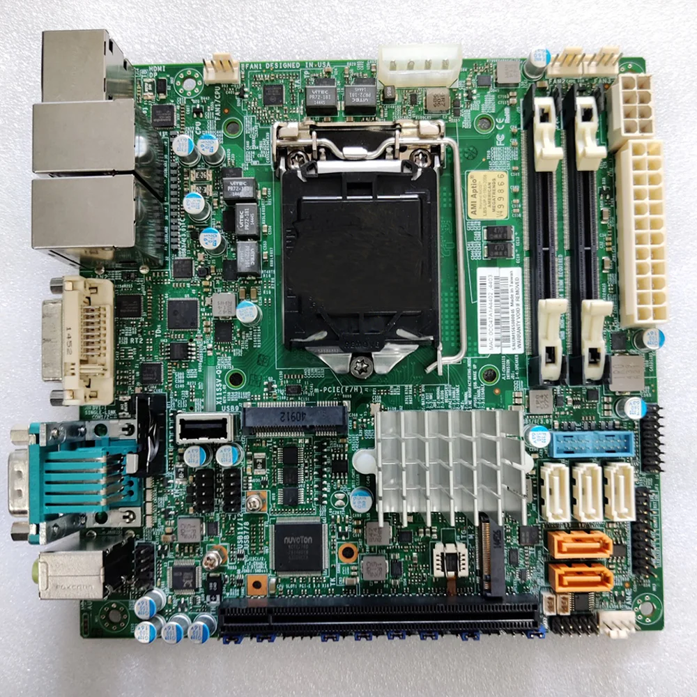 Verkaufen Server Motherboard Für SuperMicro X11SSV-Q Einzel-Kanal LGA1151 Q170 Mini-ITX Kleine Bord