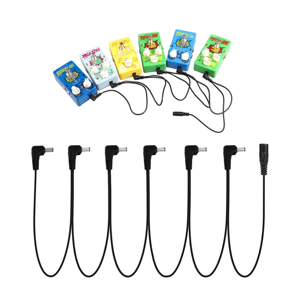 Кабель с цепью Daisy для гитары адаптер кабеля питания разветвитель гитары|fonte