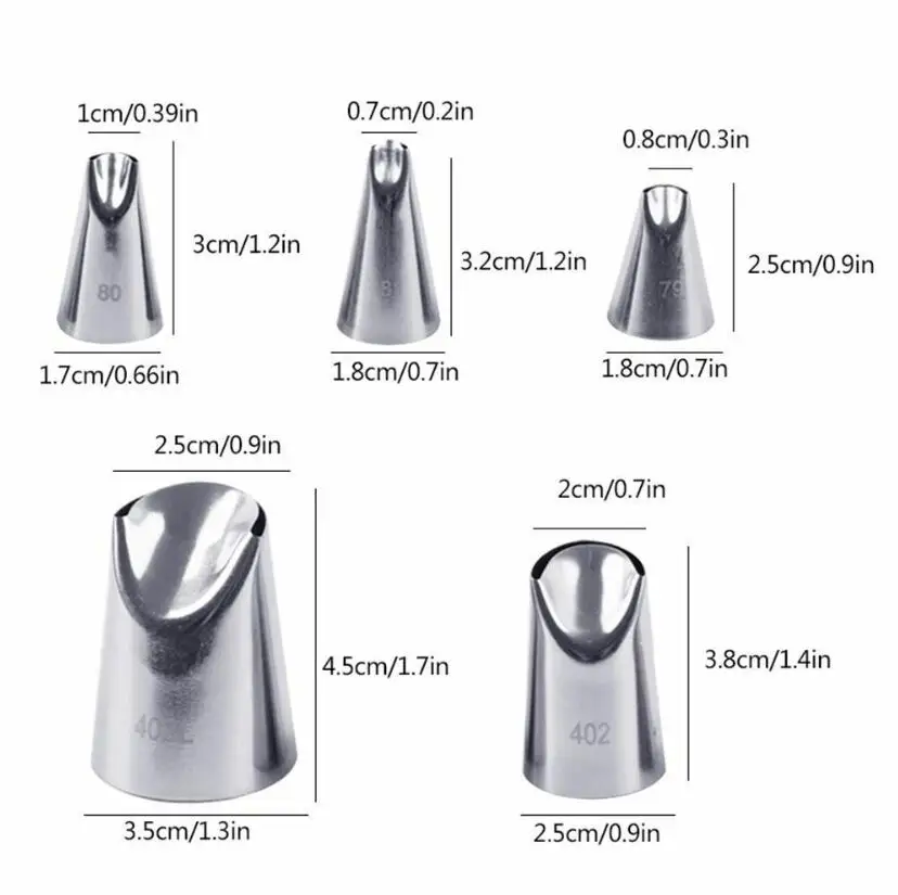 1/3/5 шт./компл. насадка из хризантемы кондитерские насадки для глазировки кухонное