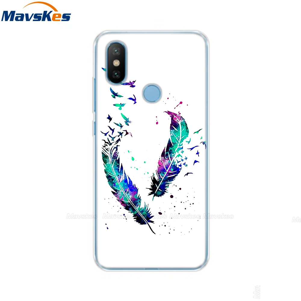 Силиконовый чехол для телефона для Xiaomi mi A2 Lite, чехол с рисунком, мягкая задняя крышка из ТПУ, чехол для телефона для Xiomi mi A2 mi A2 LITE, бампер - Цвет: 6