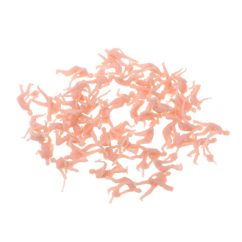 1/87 масштабные рабочие фигурки Хо поезд проезжей части сцены строительства