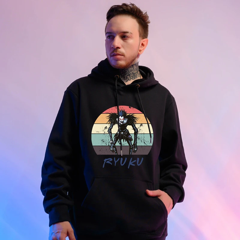 Толстовки в стиле Харадзюку для мужчин и женщин уличная одежда тетрадь смерти