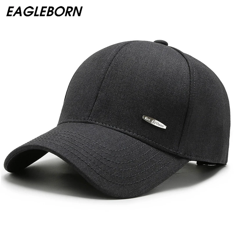 Новинка осени 2022 Мужская бейсболка черная Высококачественная кепка Снэпбэк