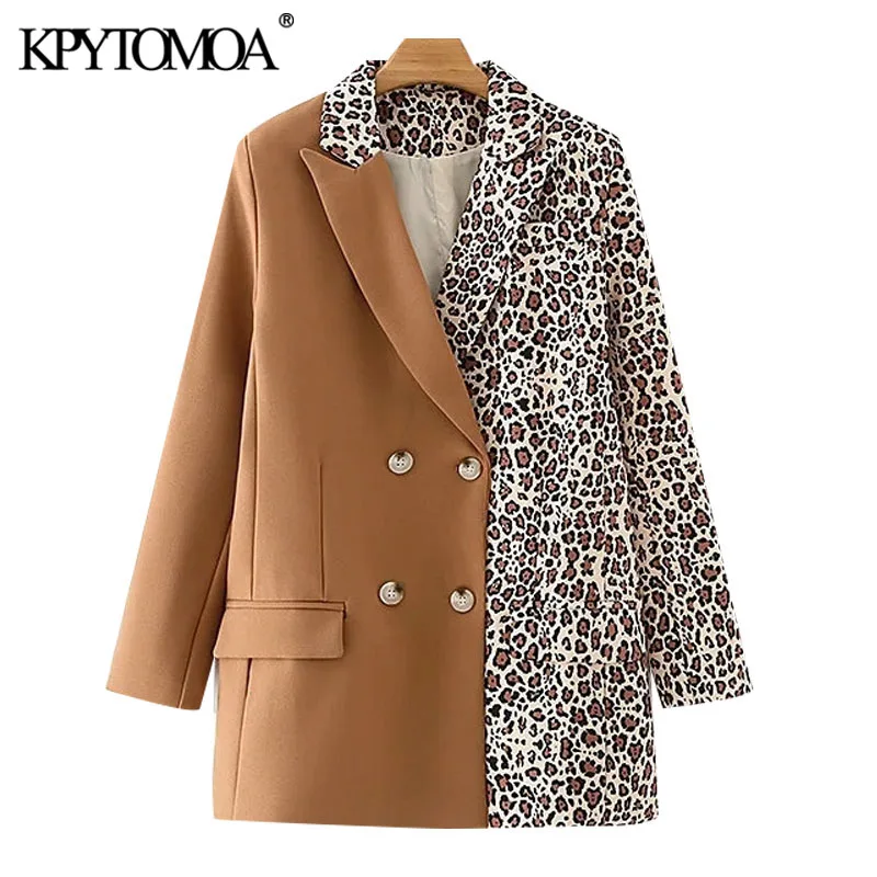 

Женский модный Блейзер KPYTOMOA, винтажная верхняя одежда с длинными рукавами и карманами, шикарные топы