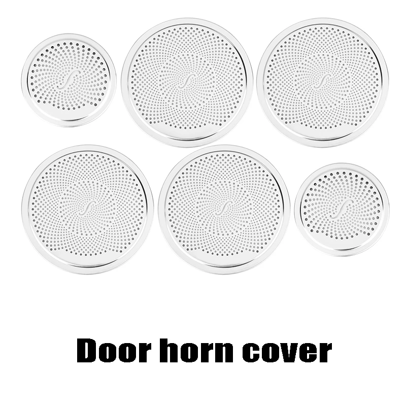 

Автомобильный громкоговоритель из нержавеющей стали, звуковая колонка, звуковая колонка, крышка, отделка, рамка, наклейка, интерьер для BMW X5 E70 X6 E71 2008-2015, аксессуары