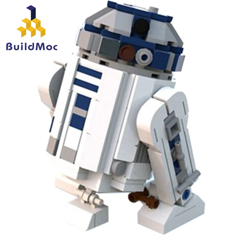 Buildmoc кинозвезда войны пространство в R2-D2 Робот Модель блоки мини-кирпичи игрушки