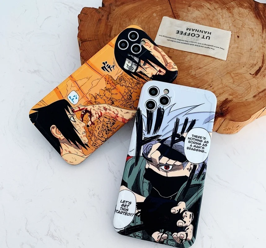 Силиконовый чехол Наруто для IPhone 13 pro max 7 / 8 /Plus X XS XR Max 11 12/Pro/с милым рисунком | Дом и
