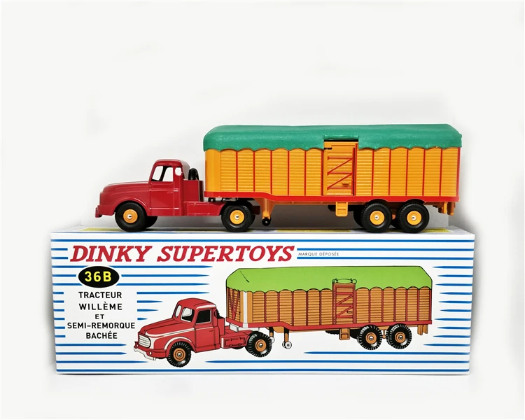 Игрушки Dinky 1:43 для трактора Willeme ET полуприцеп # 36B антикварные модели бутиковый
