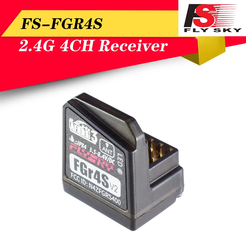 Приемник Flysky FGR4S Φ 4CH 2 4G приемник может быть PPM/IBUS выход для FS передатчика|Детали и