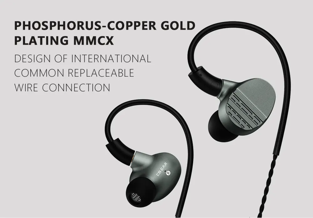 KB EAR HI7 наушники DJ in ear monitor 6BA+ 1DD гибридная гарнитура с разъемом MMCX Hifi earplug