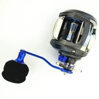 twinfish tf500 wide body casting reel light weight sea water metal frame fast fishing reel long handle left hand max drag10kg