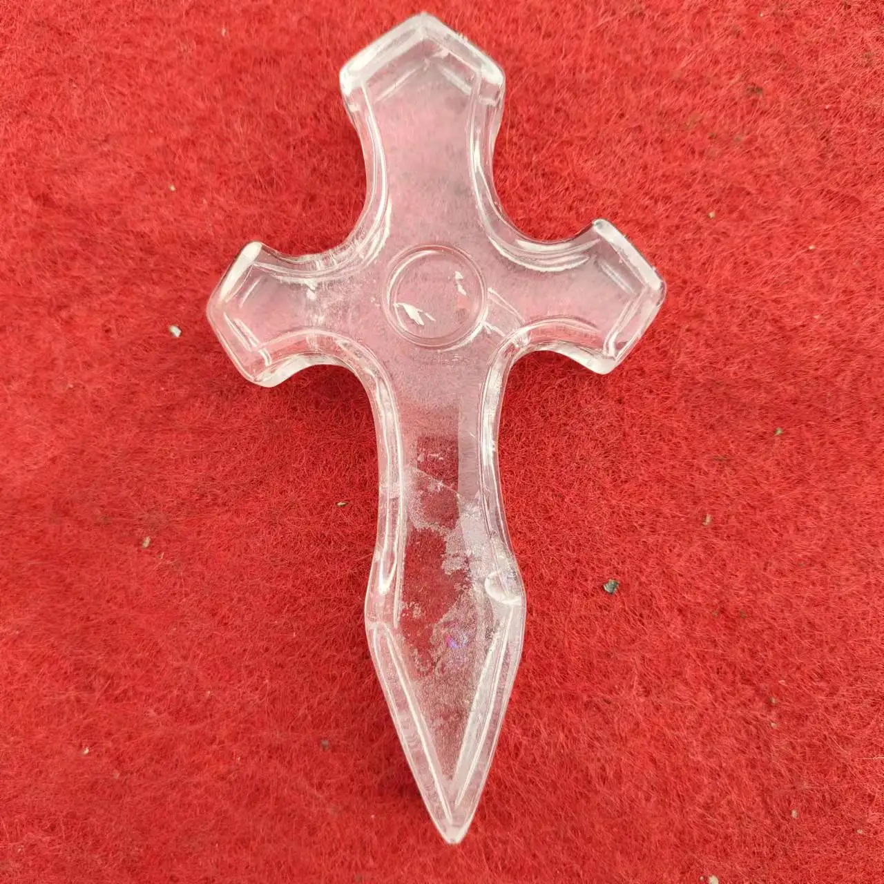 1 шт. натуральный кристалл белый меч в форме Креста символизирует ТОЧКИ ИСЦЕЛЕНИЯ