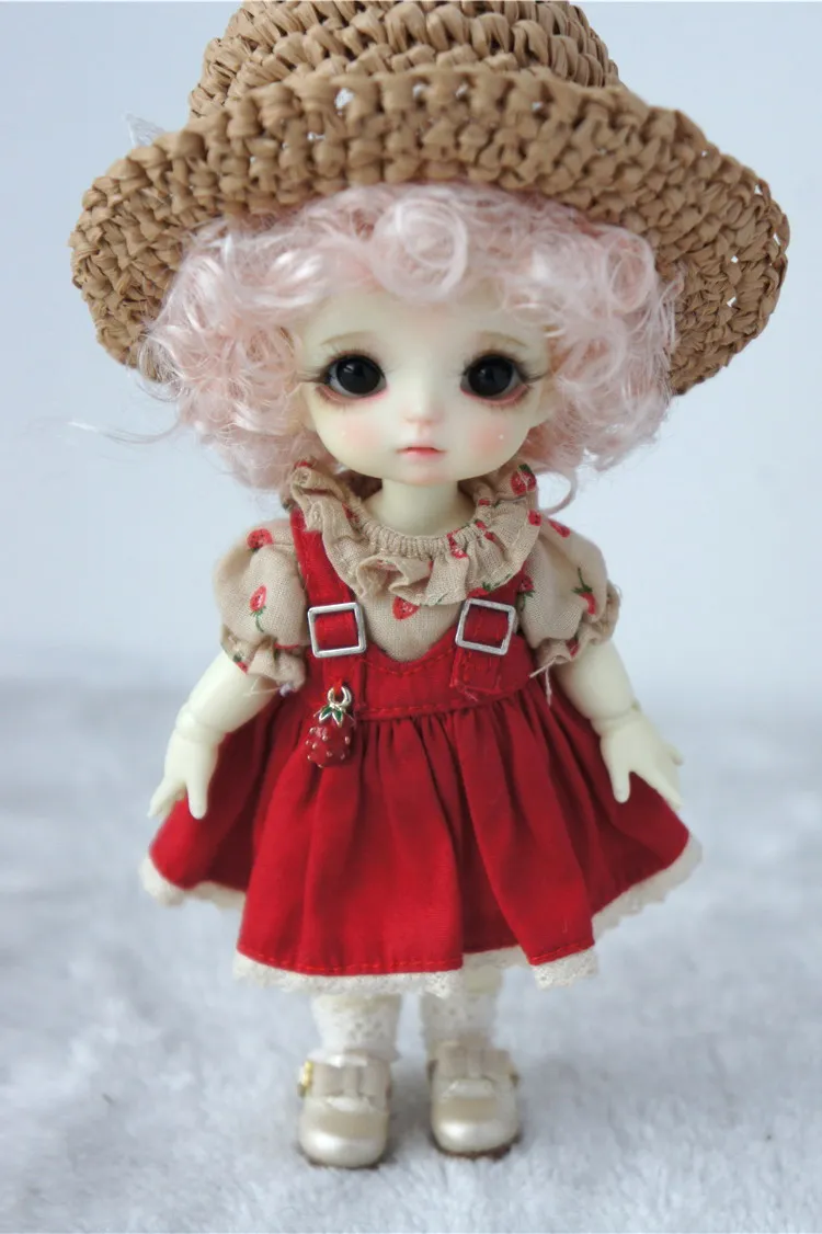 JD522 1/8 1/6 милый курчавый BJD синтетический парик для куклы мохеровый костюм Размер