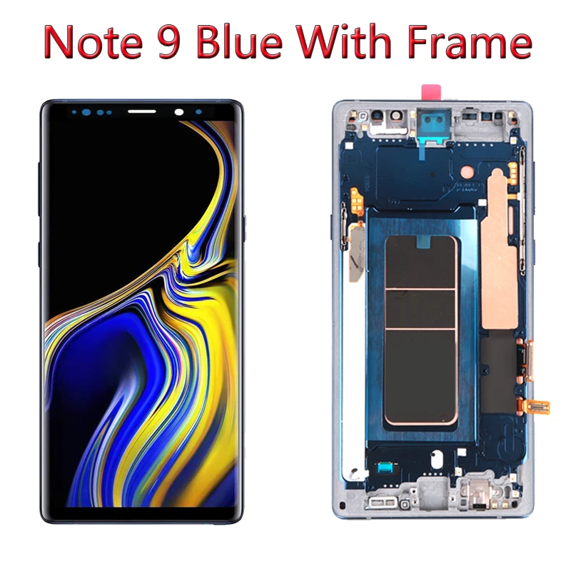 

ORIGINAL AMOLED 6.4'' LCD with frame for SAMSUNG GALAXY Note 9 LCD Note9 Lcd Display N960D N960F LCD Touch Screen
