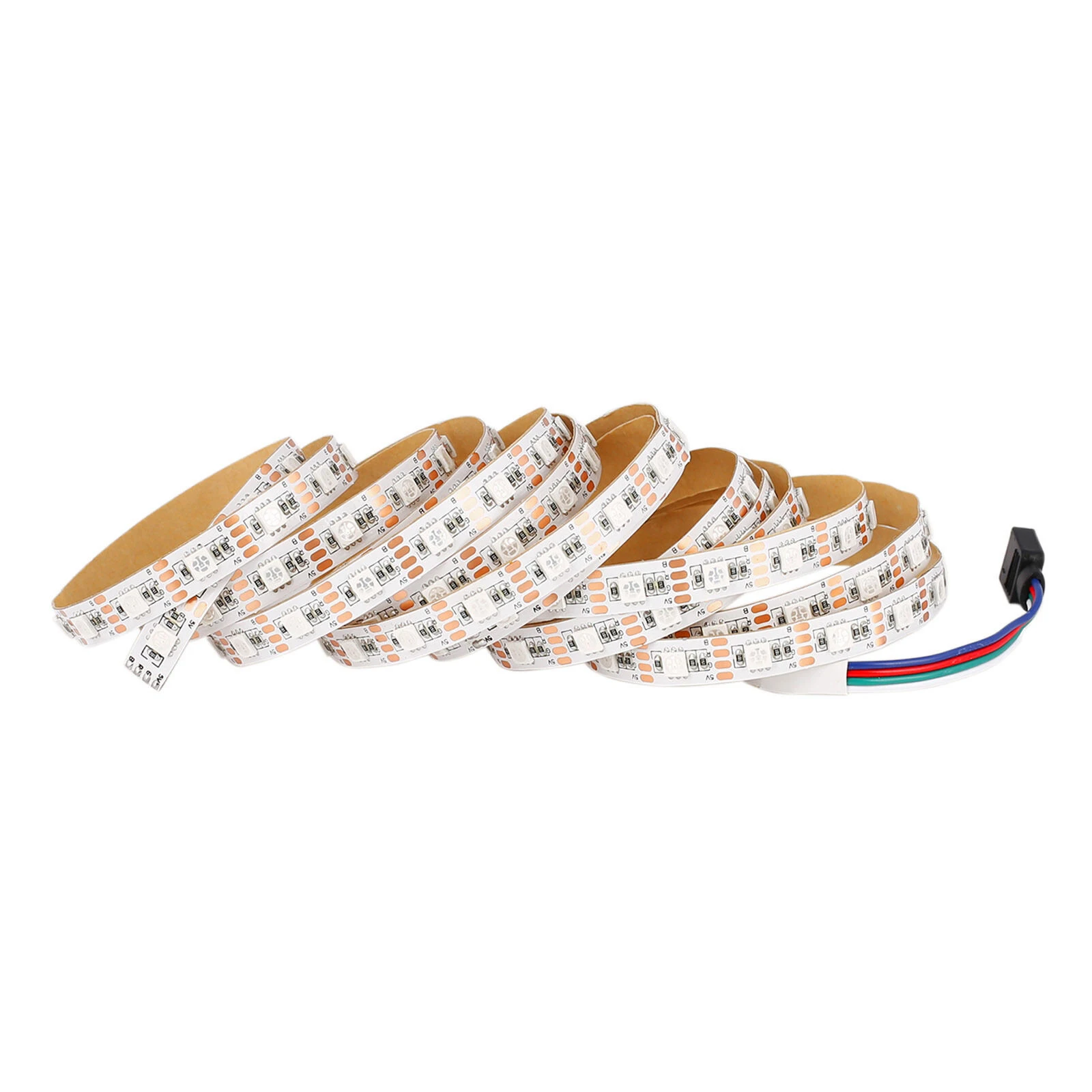 Цветная (RGB гибкая лента 5V USB 1M 2M 3M кабель с Светодиодные ленты RGB свет ТВ заднее