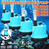 220v submersible water pump 101825456085105w 600 4500lh aquarium fish pond tank spout marin temperature control clean