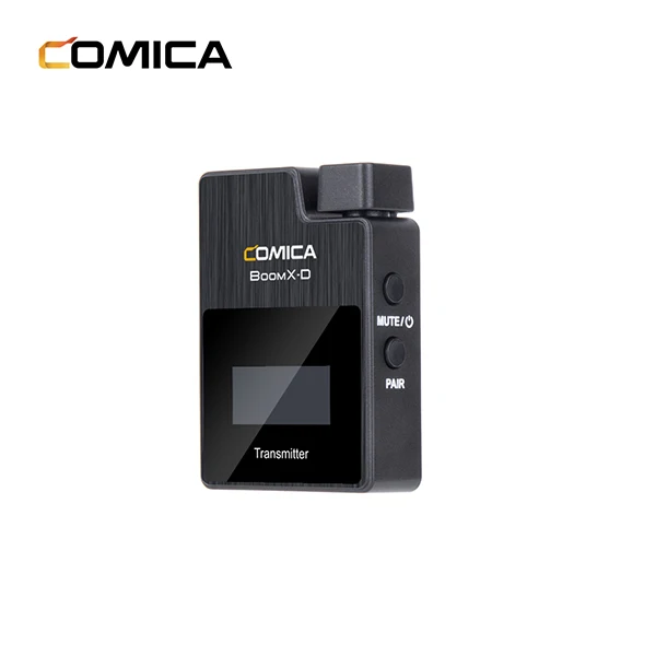 저렴한 Comica BoomX D UC2 키트 (TX + TX + UC RX) 1 트리거-2 모노/스테레오 스위치 2.4G 디지털 무선 마이크 USB-C Smartphone